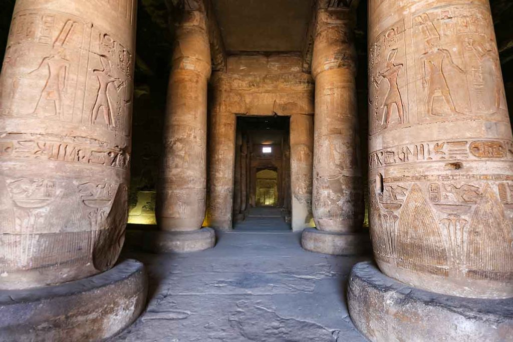 O que ver no templo de Abydos