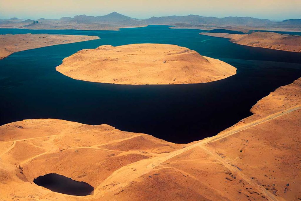 Localização Lago Nasser